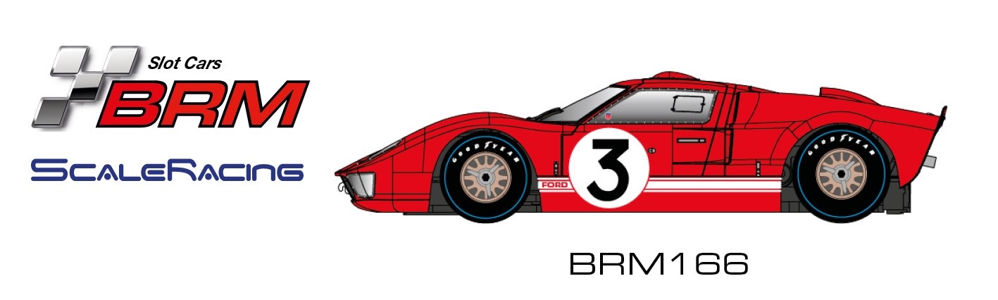 BRM166  GT40 mkII 1966 LeMans #3 Dan Gurney